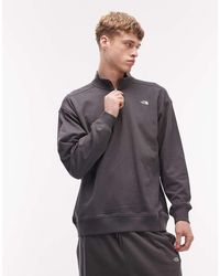 The North Face - Essential Logo Light Oversized 1/4 Zip - Lyst