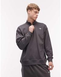 The North Face - Essential Logo Light Oversized 1/4 Zip - Lyst