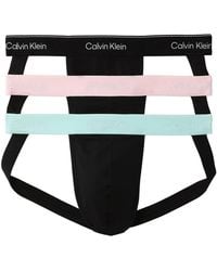 Calvin Klein - Icon Cotton Stretch 3 Pack Jockstraps - Lyst