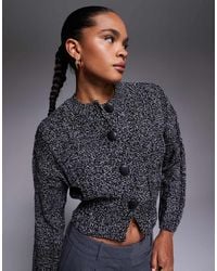 River Island - Speckled Knit Cardigan - Lyst