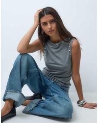 ASOS - Tanktop Met Studs - Lyst