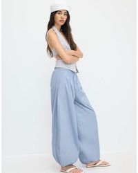 Stradivarius - Poplin Volume Trousers - Lyst