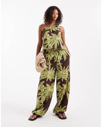 ASOS - Palazzo Trousers Co-Ord - Lyst