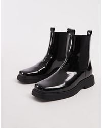 ASOS - Chelsea Boot With Square Toe - Lyst