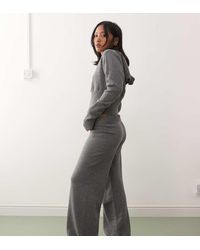 Noisy May - Wide Leg Knitted Trouser Co-Ord - Lyst