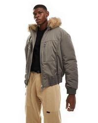 Weekday - – wattierte bomberjacke - Lyst