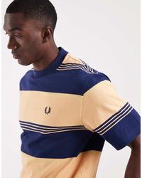 Fred Perry - Heavyweight Stripe T-shirt - Lyst