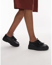 Clarks - Torview Leather Tassle Shoe With Herringbone Detail - Lyst