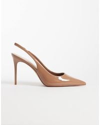 Mango - Heeled Slingback Court Shoe - Lyst