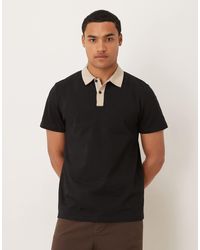 ASOS - Heavyweight Polo With Contrast Collar - Lyst