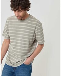 Threadbare - Relaxed Fit Stripe Cotton T-Shirt - Lyst