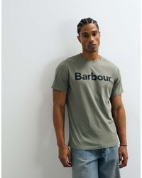 Barbour - Washington Short Sleeve Tailored Logo T-shirt - Lyst