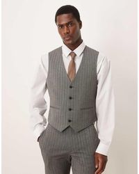 ASOS - Asos Deisgn Skinny Suit Waistcoat - Lyst