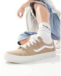 Vans - Sk8 low - sneakers basse chiaro e bianco - Lyst