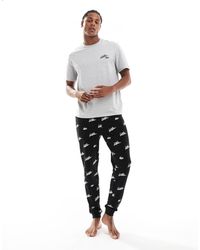 Lacoste - Pijama Con Logo De - Lyst