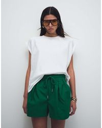 ASOS - Raglan Sleeve Heavyweight Boxy Crop Tee - Lyst