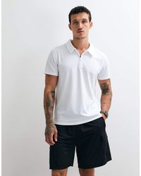 4505 - Quick Dry Performance Polo With Zip Neck - Lyst
