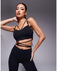 Nike - Nike Zenvy Training Strappy Light Support Sports Bra - Lyst