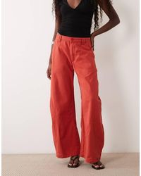 Lioness - Sideline Barrel Leg Jeans - Lyst
