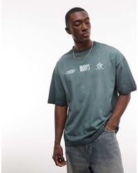 ASOS - Heavyweight Oversized T-shirt With Street Graphics - Lyst