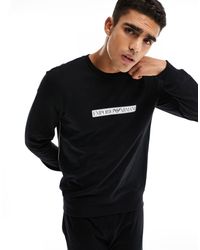 Emporio Armani - – bodywear – lounge-sweatshirt - Lyst