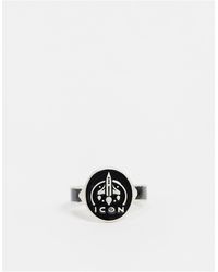 Icon Brand Kleurige Ring Met Raketdesign - Metallic