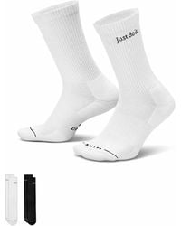Nike - Everyday Just Do It 2 Pack Crew Socks - Lyst