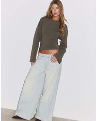 Stradivarius - Kimono Sleeve T-shirt - Lyst