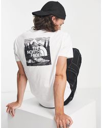The North Face - Redbox Celebration - T-shirt Met Print Op - Lyst
