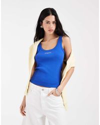 Tommy Hilfiger - Slim-Fit Geribbeld Hemdje - Lyst