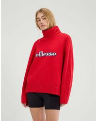 Ellesse - Fascuno Long Sleeve Knitted Jumper - Lyst
