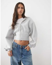 ASOS - Corset Style Waist Hoodie - Lyst