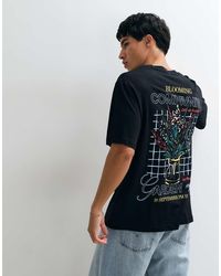 Jack & Jones - Flower Sketch Back Print T-shirt - Lyst
