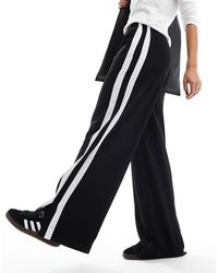 ASOS - Pull On Trousers With Double Contrast Panel - Lyst