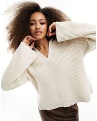 & Other Stories - Relaxed Open Collar Sweater - Lyst