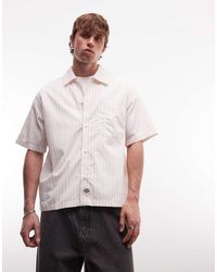 Dickies - Venedocia Short Sleeve Striped Shirt - Lyst