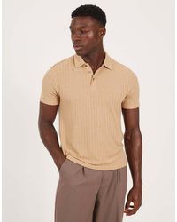 Brave Soul - Textured Short Sleeve Polo Shirt - Lyst