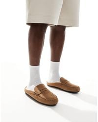 ASOS - Moccasin Mule Slippers - Lyst
