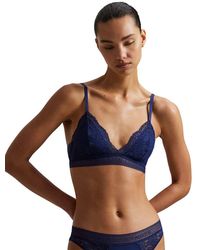Polo Ralph Lauren - Love Collection Lace Triangle Bralette - Lyst