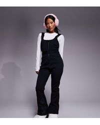ASOS 4505 Ski & Snow - Asos 4505 Ski Petite Soft Shell Belted Water Repellent Bib Salopettes - Lyst