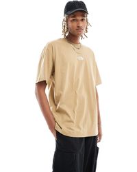 The North Face - T-shirt oversize beige pesante - Lyst