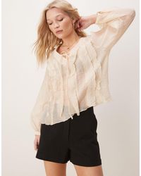 ASOS - Relaxed Dad Shorts With Linen - Lyst