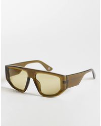 ASOS - Oversized Angular Aviator - Lyst