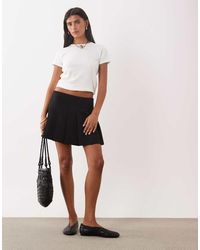 ASOS - Tailored Pleated Mini Skirt - Lyst