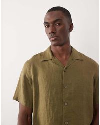 Paul Smith - Short Sleeve Casual Fit Linen Shirt - Lyst