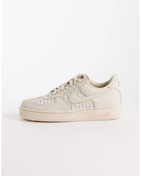 Nike - Air Force 1 Low Retro Woven Suede Trainers - Lyst