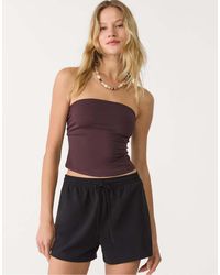 Stradivarius - Nette Shorts Met Elastische Tailleband - Lyst
