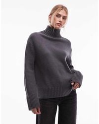 & Other Stories - Mohair Rich And Wool Ribbed High Turtle Neck Knitted Jumper - Lyst