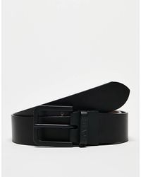 Levi's - Cinturón Negro Mate Y Marrón Reversible De Cuero Core De - Lyst