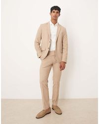 Mango - Paris 100% Cotton Pleat Front Tailored Straight Trouser Co-ord - Lyst